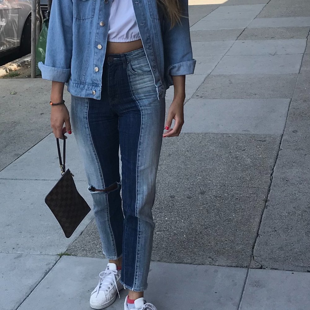 One Teaspoon Paneled Jeans